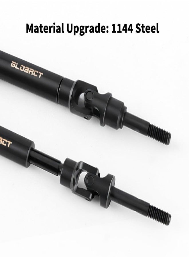 GLOBACT مجموعة محاور قيادة أمامية وخلفية شديدة التحمل من الفولاذ GLOBACT 1144 لسيارات Traxxas Slash/Rustler/Stampede/Hoss VXL 2WD 4X4 1/10 RC، قطع غيار بديلة للرقم 6852 (4 قطع) - Image 3